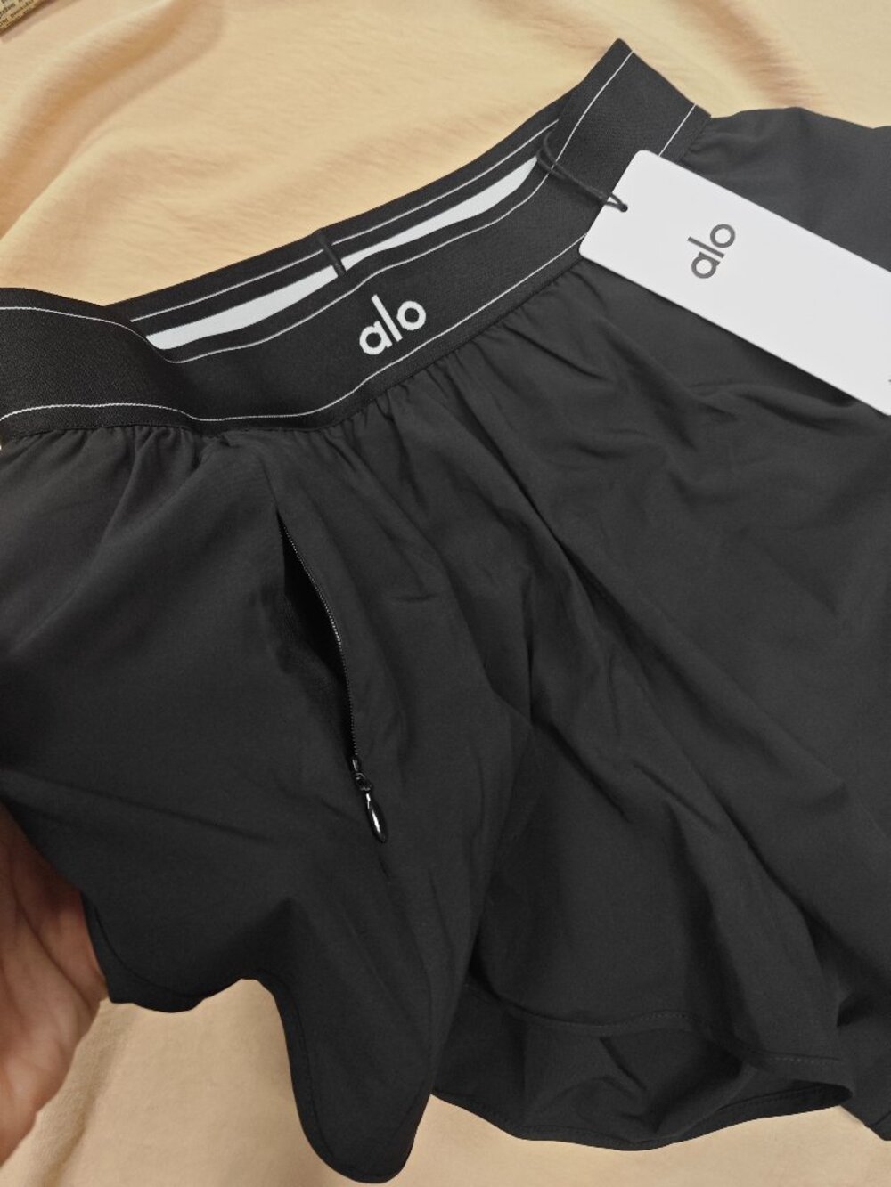 ALO Yoga Match Point Shorts Black😘💕 Brand new with tags - Picture 5 of 9
